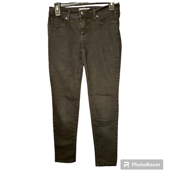 Free people size 25 mid rise skinny jeans - Picture 1 of 7